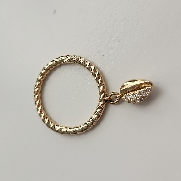 Swarovski Gold-plated shell rings set - Picture 6 of 8